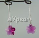 austrian crystal flower earrings
