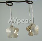 austrian crystal flower earrings