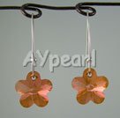 austrian crystal flower earrings