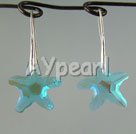 Handmade 925 silver crystal earrings