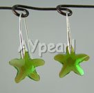 Handmade 925 silver crystal earrings