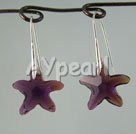 Handmade 925 silver crystal earrings 