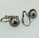 decent 925 silver black pearl studs