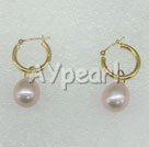 Handmade pearl earrings