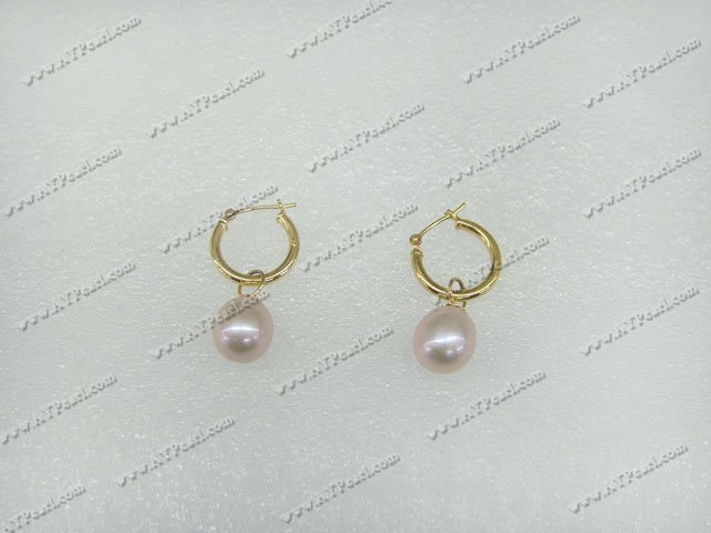 Handmade pearl earrings