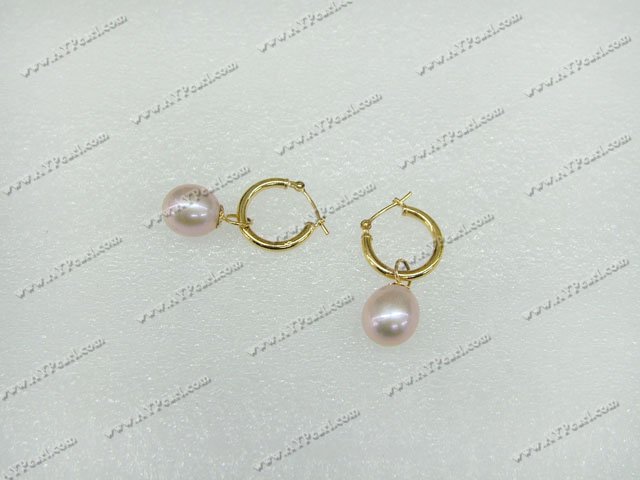 Handmade pearl earrings