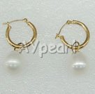 Handmade pearl earrings