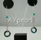 austrian crystal dangle earrings