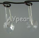 fashion austrian crystal heart earrings
