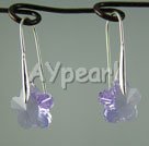 austrian crystal flower earrings