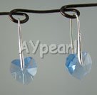 austrian crystal heart earrings
