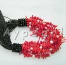 Discount pearl and coral necklace