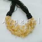 Discount 6-7mm multi strand citrine necklace