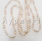 Discount 8-9mm three colored pearl beaded necklace