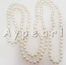 8-9mm hvid perle beaded halskæde