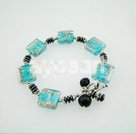 Handmade colored glaze bracelet