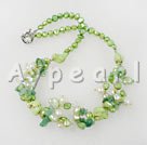collar de perlas de cristal
