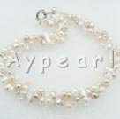 pearl and biwa pearl necklace