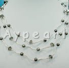 collar de perlas de cristal