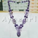 Handmade Amethyst necklace 