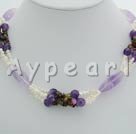 pearl and amethyst necklace