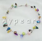 multi color pearl necklace