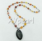 Discount seven colored agate necklace