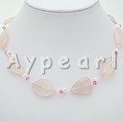 Discount Colar de quartzo rosa