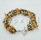 pearl and agate bracelet