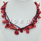 Handmade coral necklace 