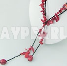 Handmade coral necklace 