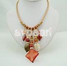 agate charm necklace