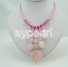 Discount rose quartz necklace