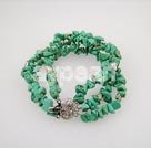 5-6mm burst pattern turquoise bracelet