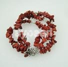 triper strand red jasper bracelet