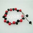 black crystal and alaqueca bracelet