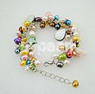 Handmade pearl shell bracelet
