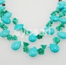 turquoise and tiger's eye necklace