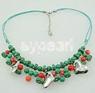 coral and turquoise necklace