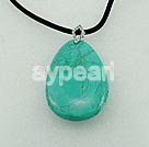 drop turquoise pendant