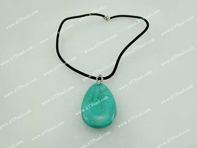 drop turquoise pendant
