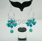 Handmade turquoise earring