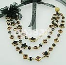 Handmade manmade crystal necklace