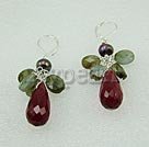 flashing stone earrings