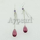 Handmade crystal earrings