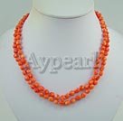 Handmade coral necklace