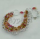 three colored jade charm necklace under $ 30