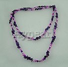 Handmade pearl amethyst necklace