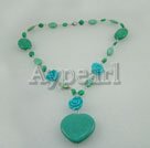 Handmade turquoise necklace 