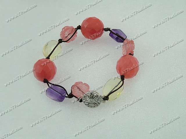 Handmade crystal bracelet